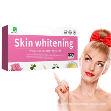 Wholesale Custom  winston skin smooth tea 2021 Best natural detox beauty face Spots Fading bleaching skin whitening tea